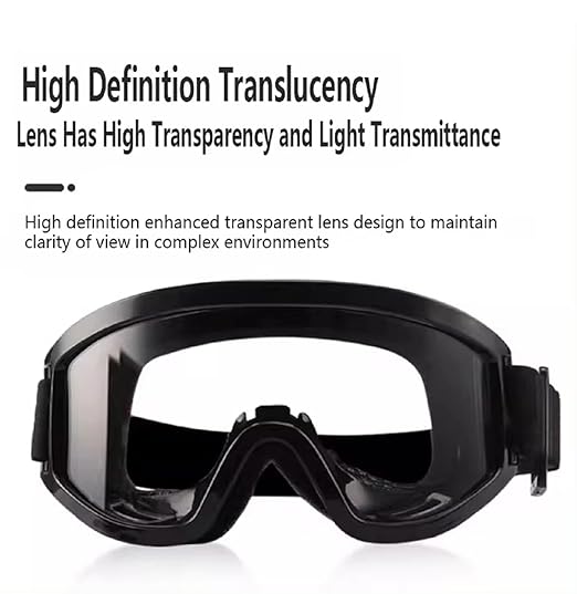 Safety Goggles – Anti-Fog & Scratch-Resistant Eye Protection for Work, Cycling, and Laboratory Use | Splash-Proof, UV Protection, and Durable