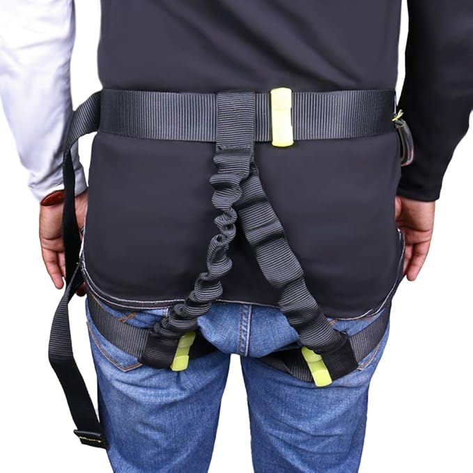 Premium Safety Belt for Construction Height Men's Safety Harness Belt - Industrial Safety Belts for Construction Height - Fall Protection, Climbing, and Industrial Use