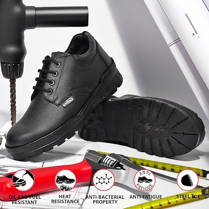 Derby Safety Shoes Men's for Heavy Duty Steel Toe