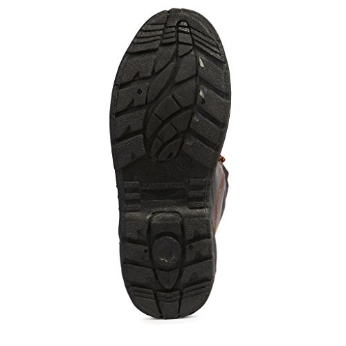 PU Leather Labour Safety Shoes, Black